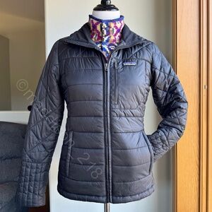 Patagonia Radalie Jacket Black Small Slim Fit Windproof Puffer Jacket S